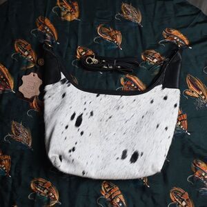 Klassy Cowgirl Hair on Cowhide Hobo Bag